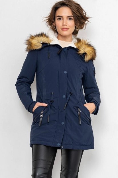 Куртка жіноча, колір темно-синій, 224R19-09