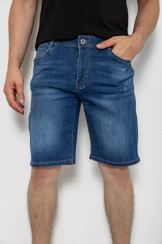 Купить Шорты мужские джинсовые, цвет синий, 244R1181 - Фото №1
