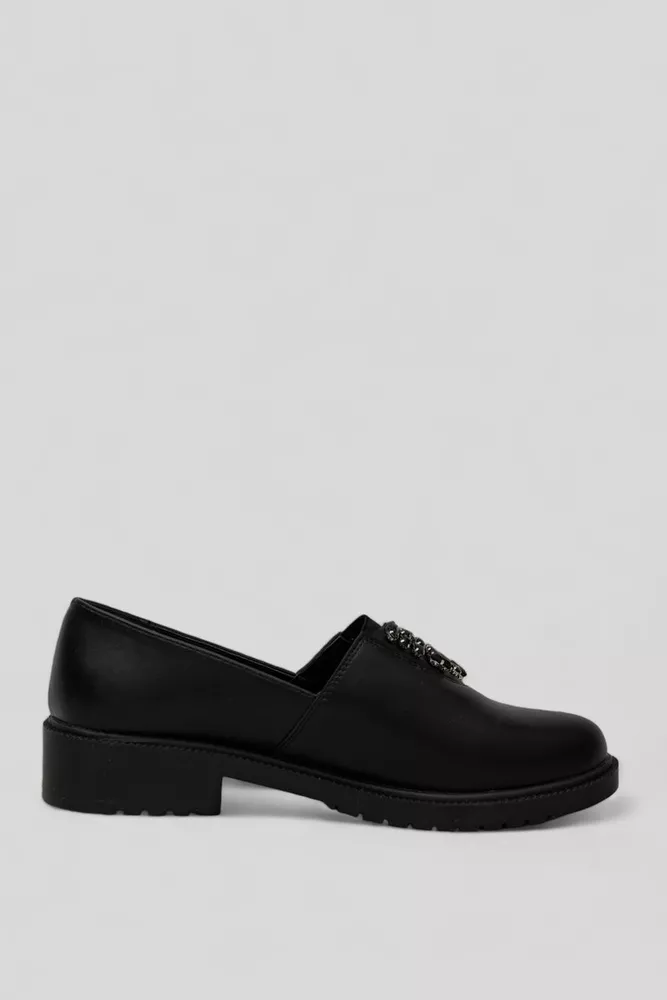 Купить Туфли женские, цвет черный, 244R20-68121 оптом - Фото №1