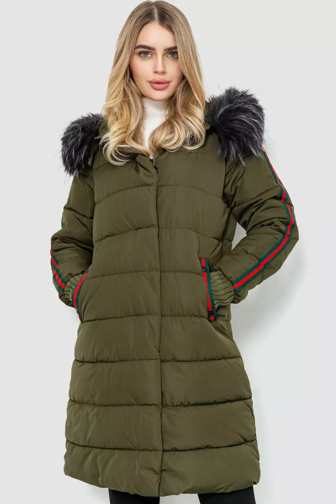 Купити Куртка жіноча, колір хакі, 235R8828 оптом - Фото №1