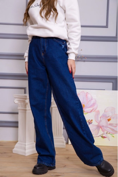 Широкие джинсы женские с высокой талией - купить широкие джинсы с высокой  посадкой в AGER.ua