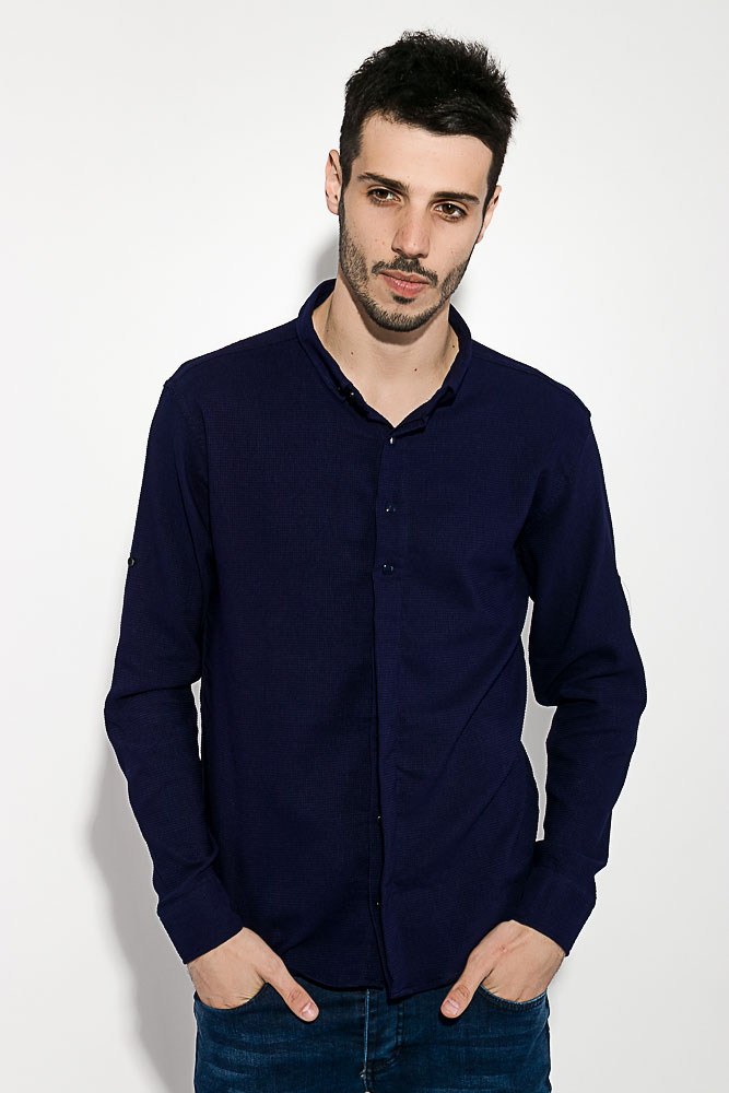 рубашка мужская слим фит