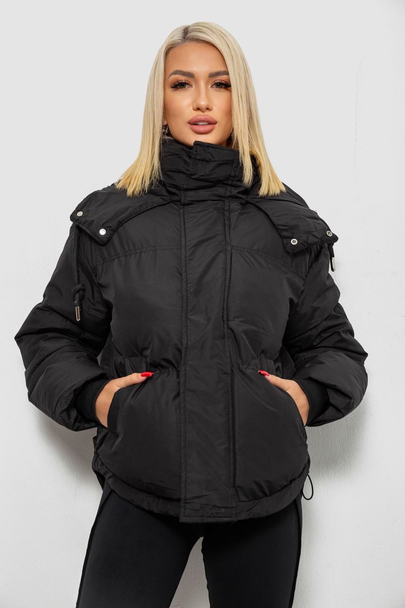 kohh ᐉ Куртка косуха жіноча р. 42 Чорний (SKT001009744) • Краща