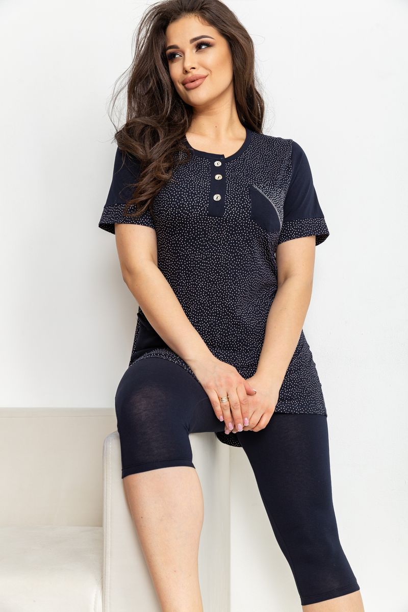 Домашний костюм женский, цвет темно-синий, 219RP-261 купить в Украине ...