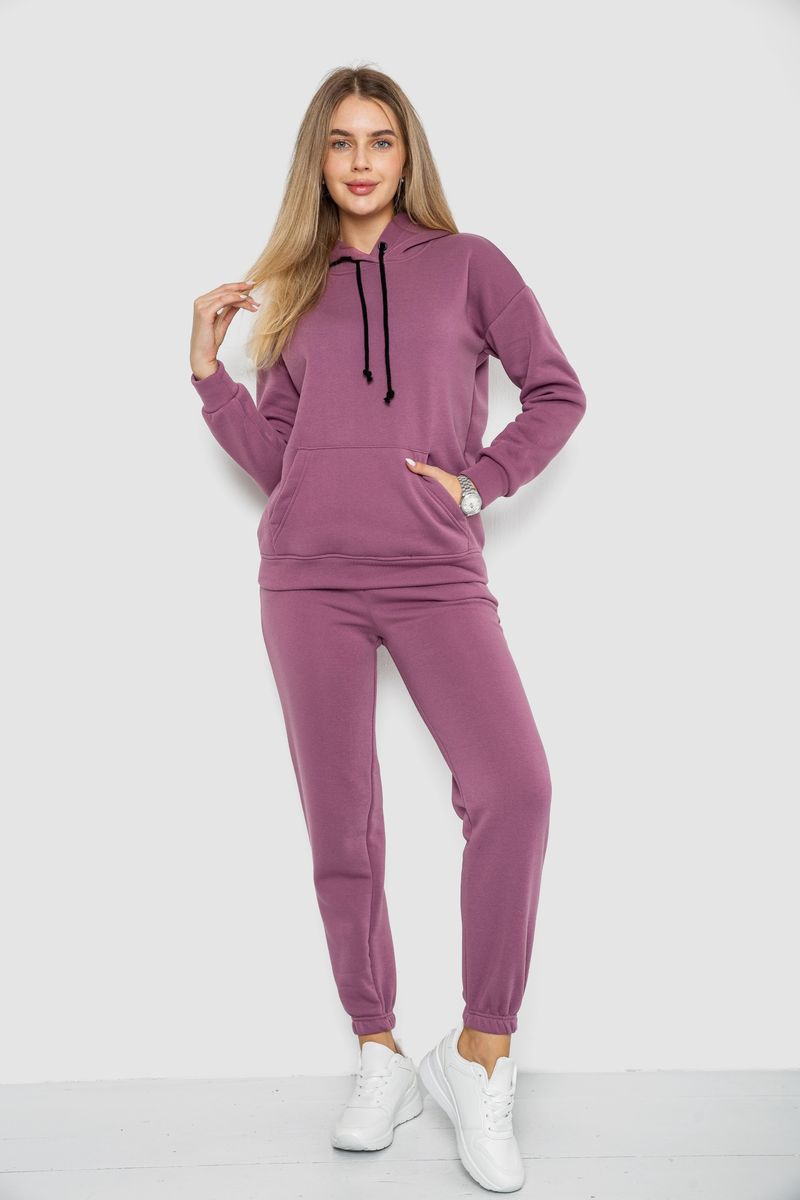 Спорт костюм женский на флисе, цвет сливовый, 241R1530 купить в Украине ...