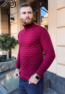 Как связать мужской свитер из пряжи — Блог LaVita Yarn